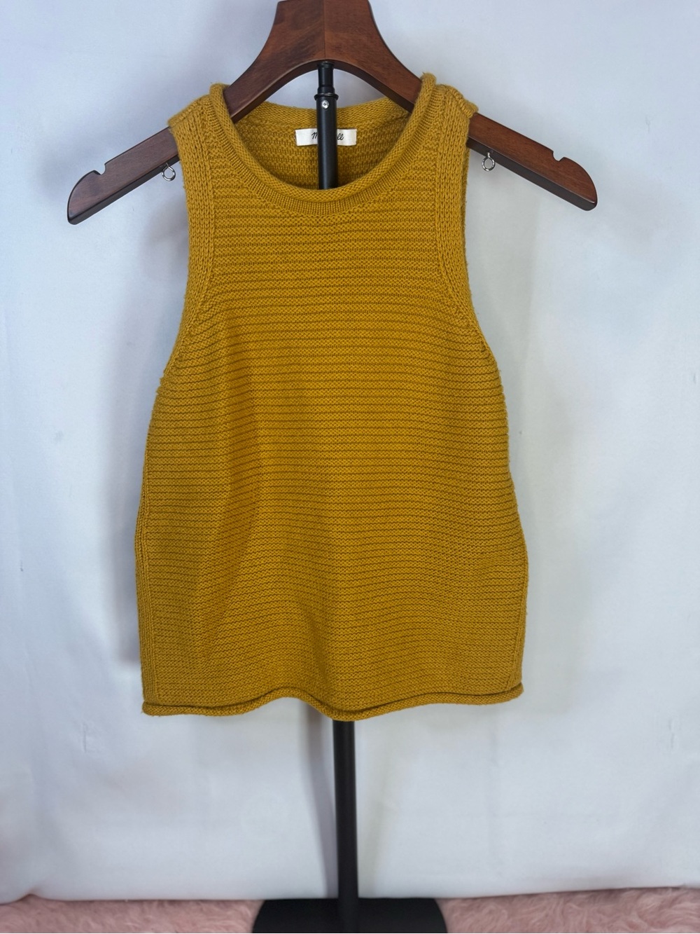 Madewell - Mustard Sleeveless Knit Tank Top - Size XS